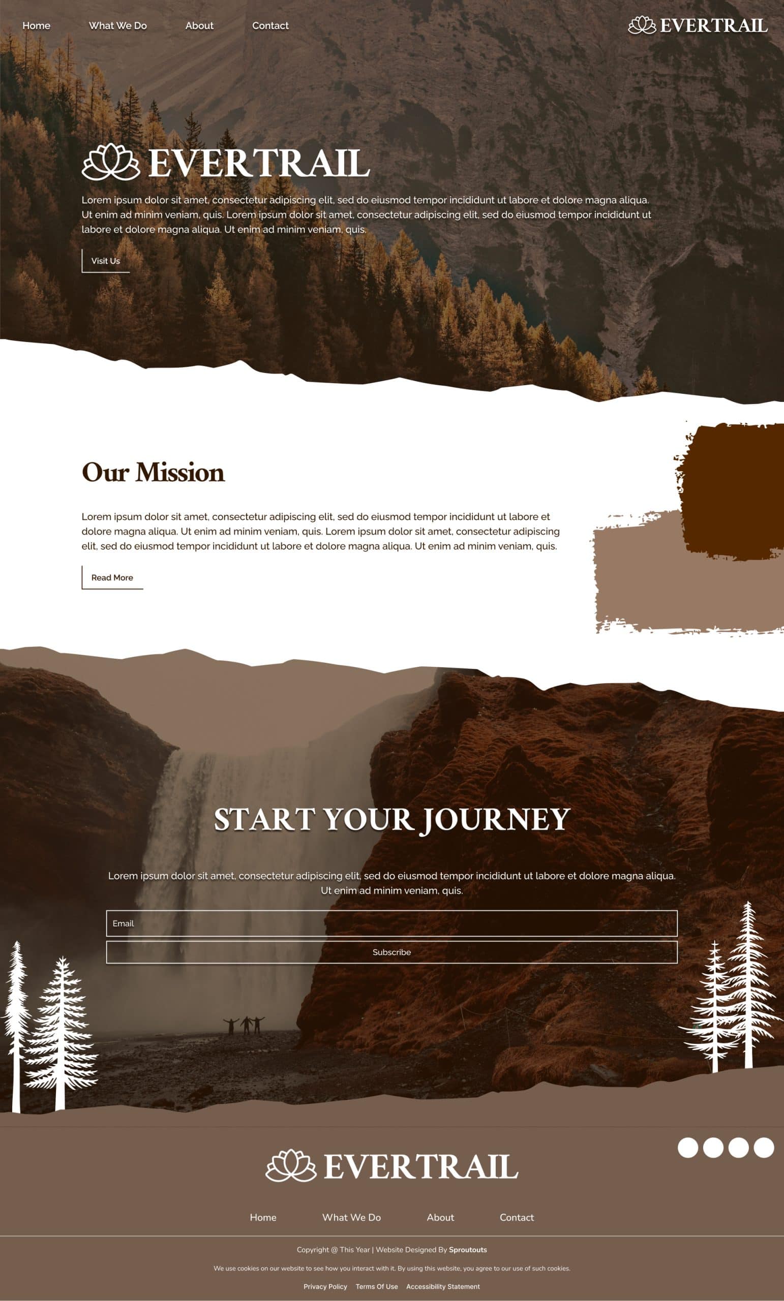 Mountainside - Semi-Custom Website