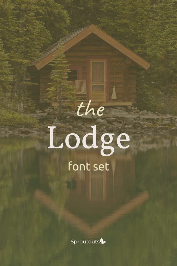 The Lodge - Brand Font Guide